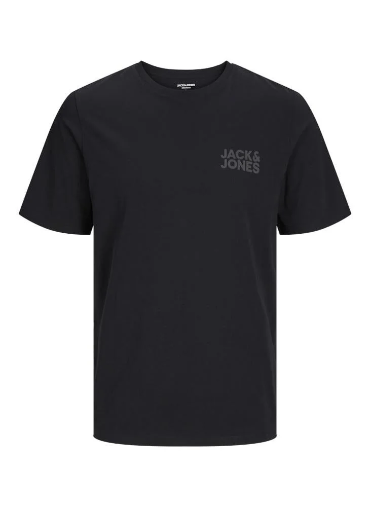JACK & JONES  Logo Crew Neck T-Shirt for Men | Best Price UAE
