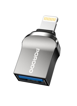 Silver-OTG Adapter Lightning