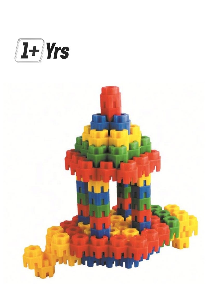 Children Shape Learning Plastic PE DIY Toy Construction Building Blocks  - Image 1