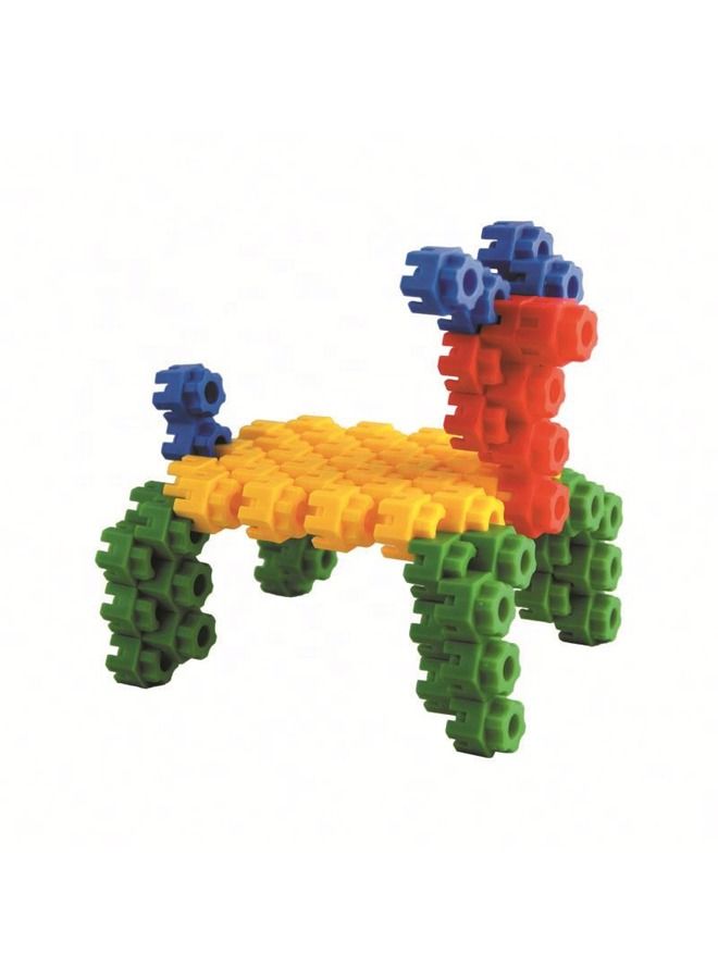 Children Shape Learning Plastic PE DIY Toy Construction Building Blocks  - Image 4