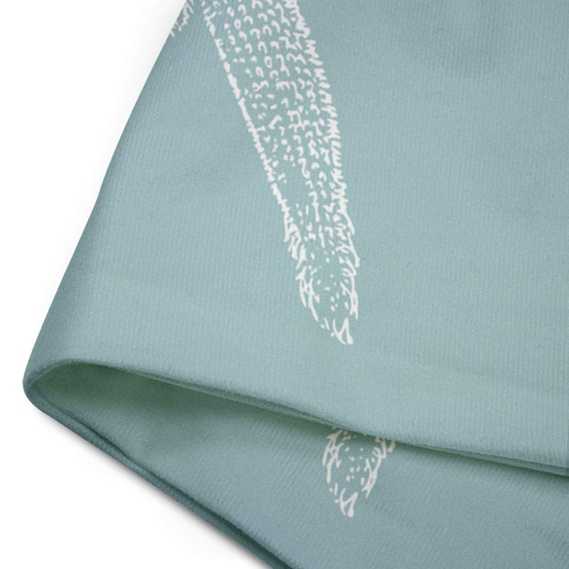 Emvency Throw Pillow Cover Green Star Vintage Starfish Pastel Seafoam Blue Fish Decorative Pillow Case Home Decor Square 16 x 16 Inch Pillowcase - Image 4