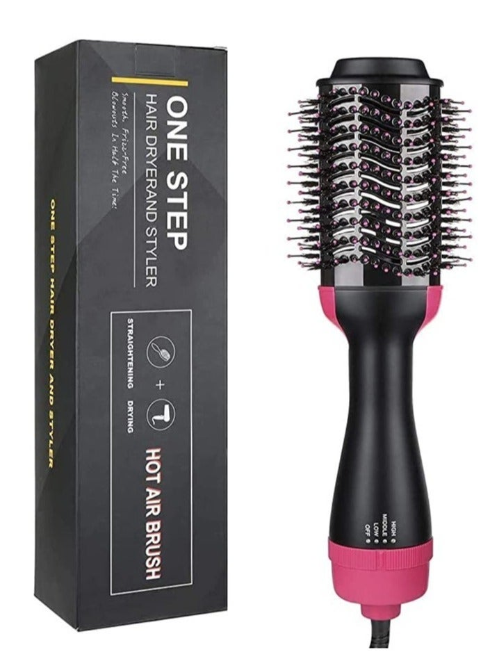 "One-Step Hair Dryer and Volumizer – Hot Air Brush for Wet and Dry Use with Frizz-Free Styling, Three Heat Settings (High, Medium, Low)" - Image 1