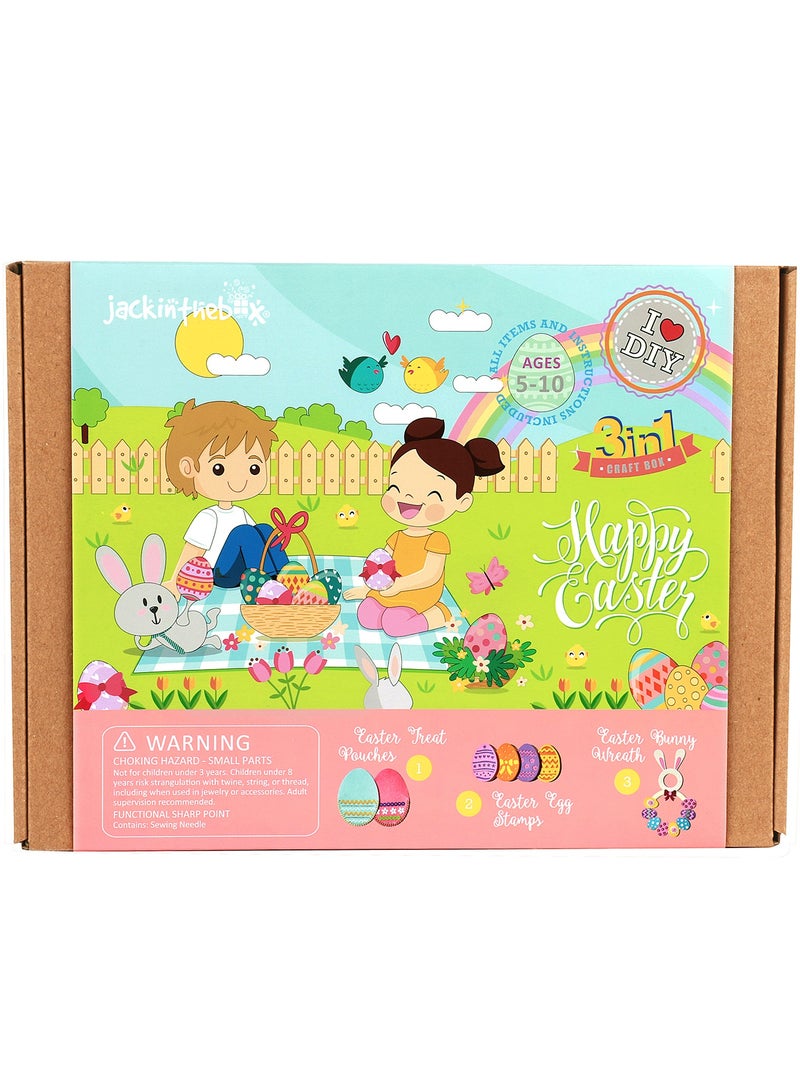 Happy Easter 3 in 1 Activity Box - Image 1