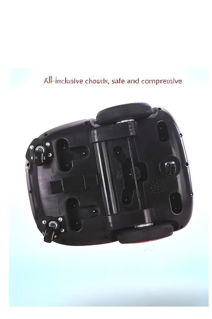 سكوتر كهربائي للأطفال قابل لإعادة الشحن مع جهاز تحكم عن بعد، أزرق - Image 2