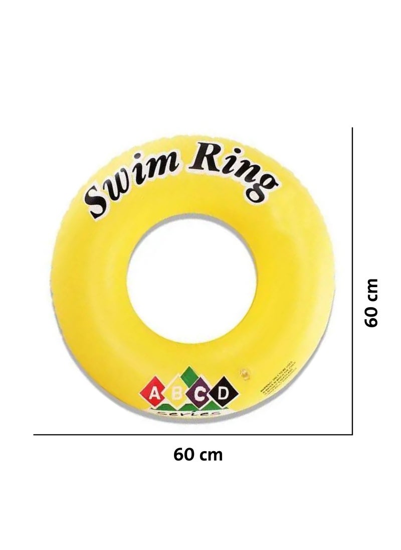 Generic - Swimming float with a diameter of 60cm, in three different colors, suitable for children aged 4 to 5 years. - Image 1