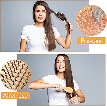 Andibro 4 Pcs Hair Brush Cleaner Tool Set Hairbrush Cleaning Claws Rake Design Brush Cleaner Comb Cleaning Brush Remover Mini Hair Instrument for Removing Hairs Dust Dirt Lint Home Salon - Image 3