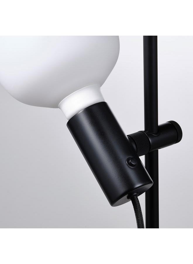 Generic - Floor lamp with light bulb, black/smart white spectrum - Image 1