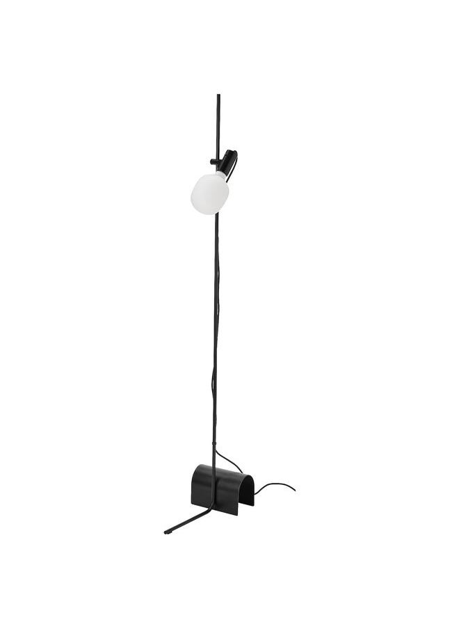 Generic - Floor lamp with light bulb, black/smart white spectrum - Image 1