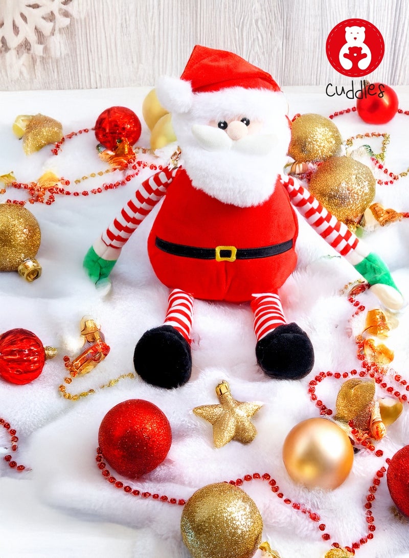 Cuddles Collectible Santa Claus Plush soft toy Long-legged Elf, 40cm  (Gift plush toys for Boys and Girls) - Image 1