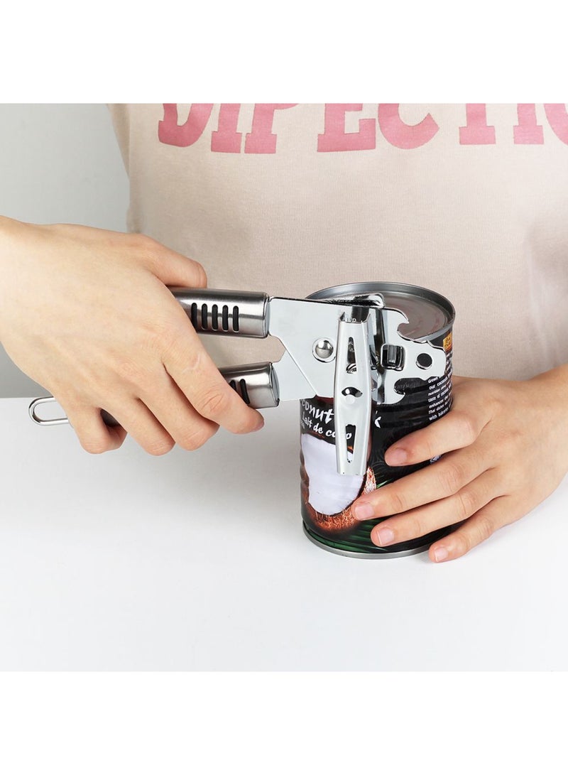 DANUBE HOME Chef's Delight Stainless Steel Can Opener – Durable, Easy-to-Use Manual Kitchen Tool for Opening Cans, Rust-Resistant, Compact Design, Perfect for Home & Professional Use L20.5XW5Cm - Image 2