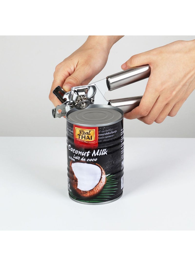 DANUBE HOME Chef's Delight Stainless Steel Can Opener – Durable, Easy-to-Use Manual Kitchen Tool for Opening Cans, Rust-Resistant, Compact Design, Perfect for Home & Professional Use L20.5XW5Cm - Image 4