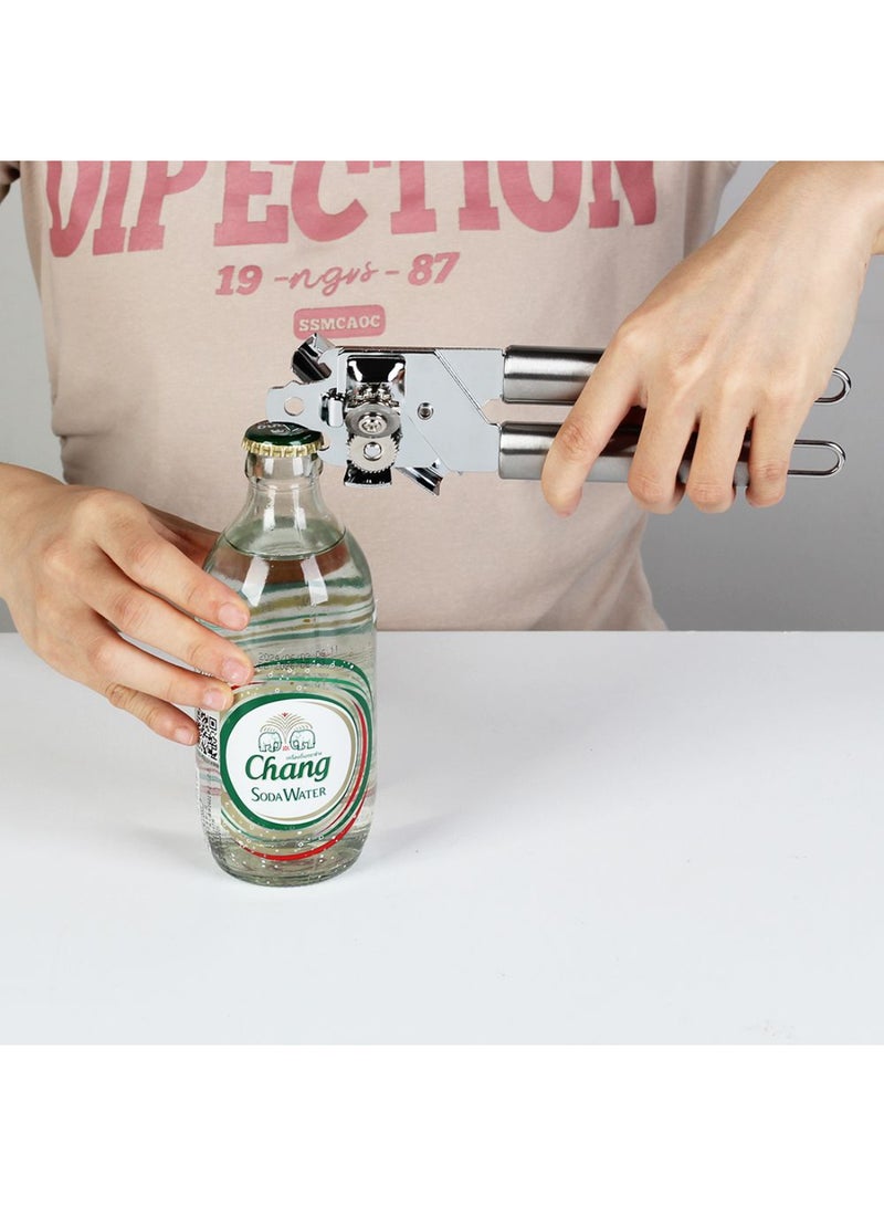 DANUBE HOME Chef's Delight Stainless Steel Can Opener – Durable, Easy-to-Use Manual Kitchen Tool for Opening Cans, Rust-Resistant, Compact Design, Perfect for Home & Professional Use L20.5XW5Cm - Image 5