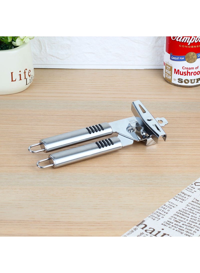 DANUBE HOME Chef's Delight Stainless Steel Can Opener – Durable, Easy-to-Use Manual Kitchen Tool for Opening Cans, Rust-Resistant, Compact Design, Perfect for Home & Professional Use L20.5XW5Cm - Image 1