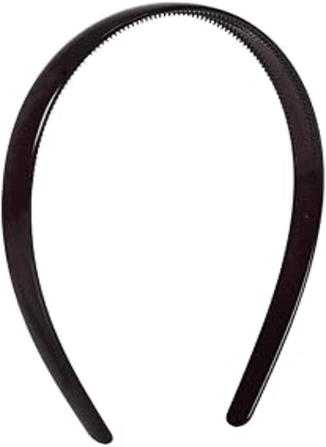 SARA Sara Women's Plastic Head Band, Black 