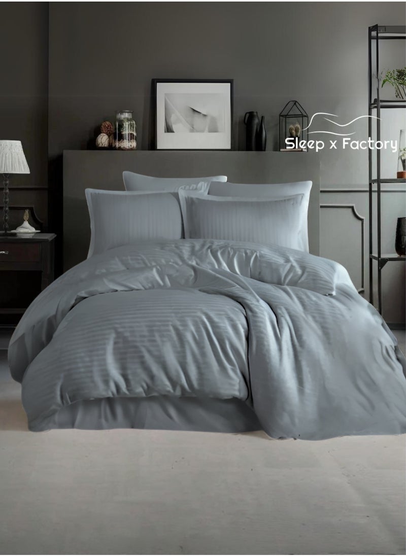 7 Piece Hotel Style Grey Striped Comforter Set 180*200cm - pzsku/ZEA5AB25BAD38E126BFE7Z/45/_/1720691602/2eae41c0-1963-4ebd-8294-96bba439fbf4