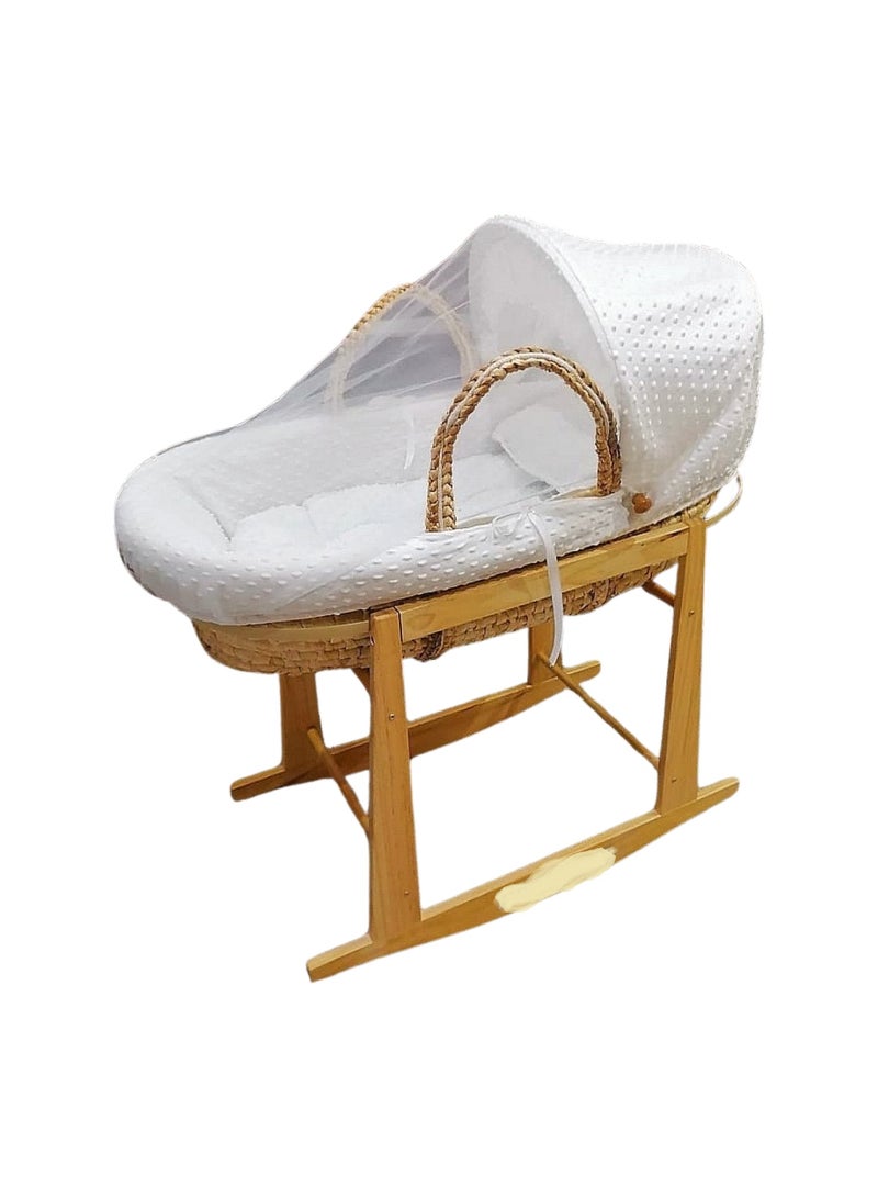 Newborn Baby Swing Cradle With Mosquito Net Baby Cot 