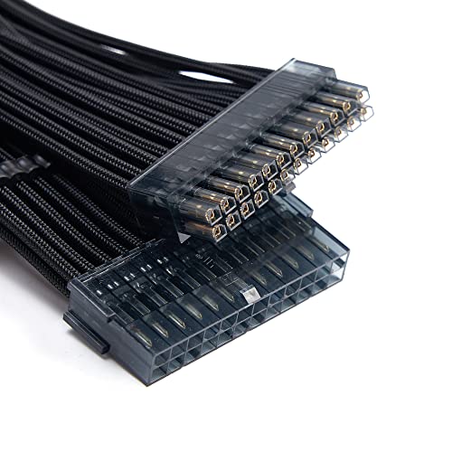 Formulamod Sleeve Extension Power Supply Cable Kit 18AWG ATX 24P+ (2) EPS 8-P+(3) PCI-E8-P with Combs for PSU to Motherboard/GPU - Image 5