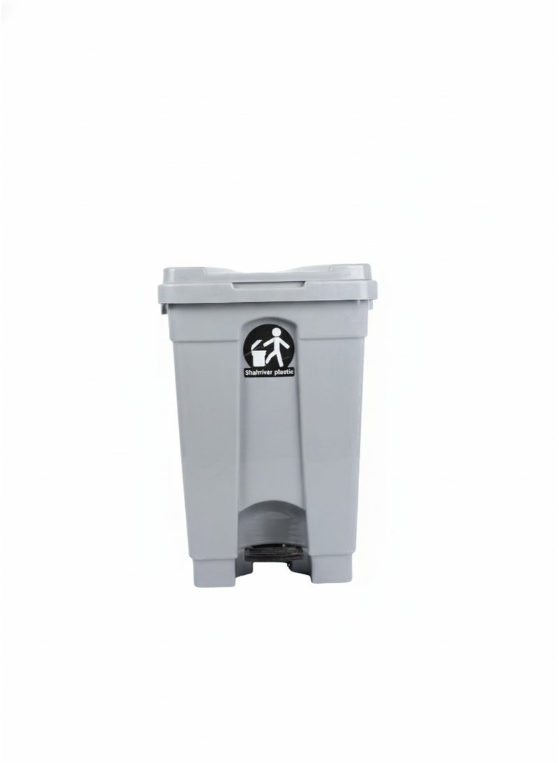 Plastic Dustbin – 60 Liters – Secure Lid with Side Handle - Image 3