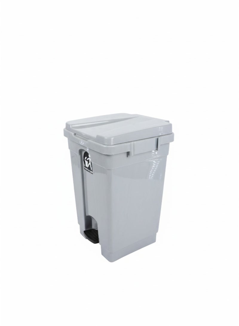 Plastic Dustbin – 60 Liters – Secure Lid with Side Handle - Image 2