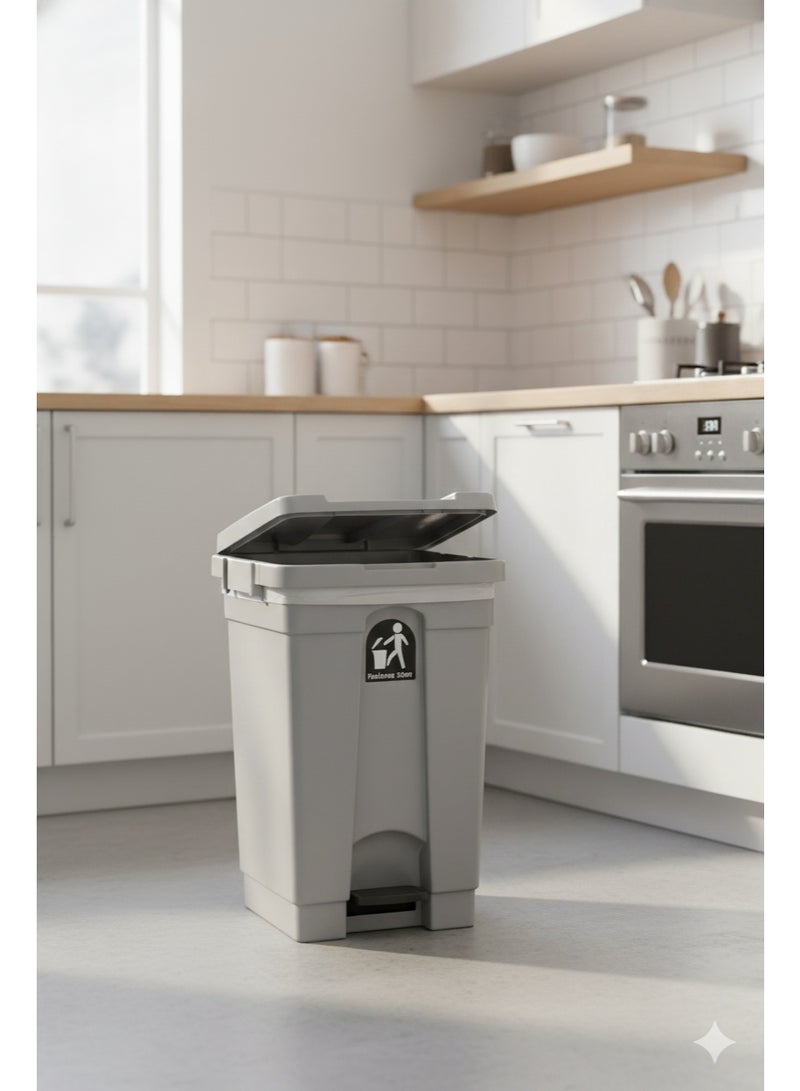 Plastic Dustbin – 60 Liters – Secure Lid with Side Handle - Image 4