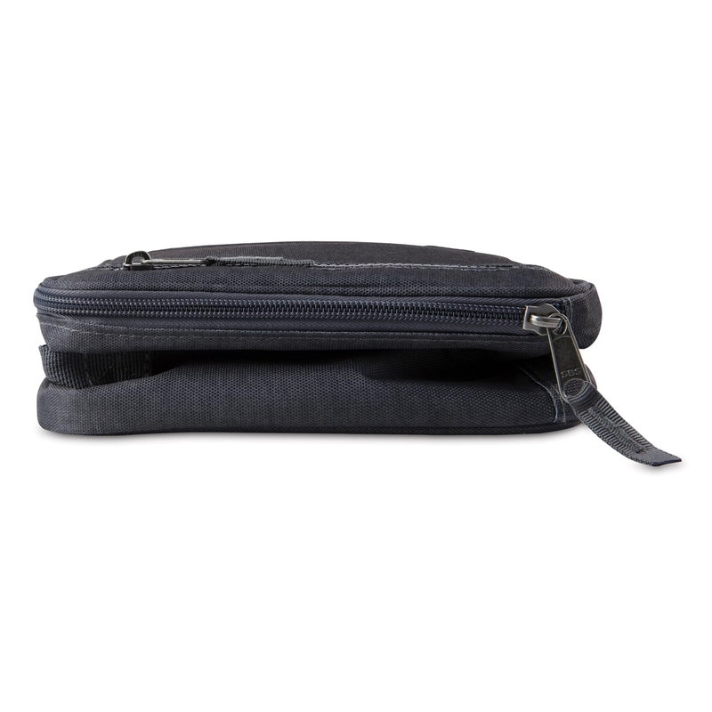 PackIt Freezable Classic Lunch Box, City Charcoal, Built with EcoFreezeÂ® Technology, Collapsible, Reusable, Zip Closure With Front Pocket and Buckle Handle, For Work Lunch - Image 4