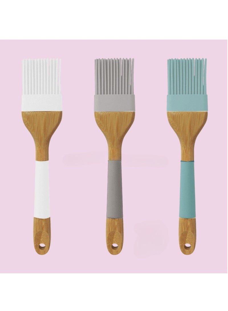 Liying 2Pcs Basting Brushes Silicone Heat Resistant Pastry Brushes Spread Oil Butter Sauce Marinades for BBQ, Grill, Baking, Kitchen BPA Free  - Image 5