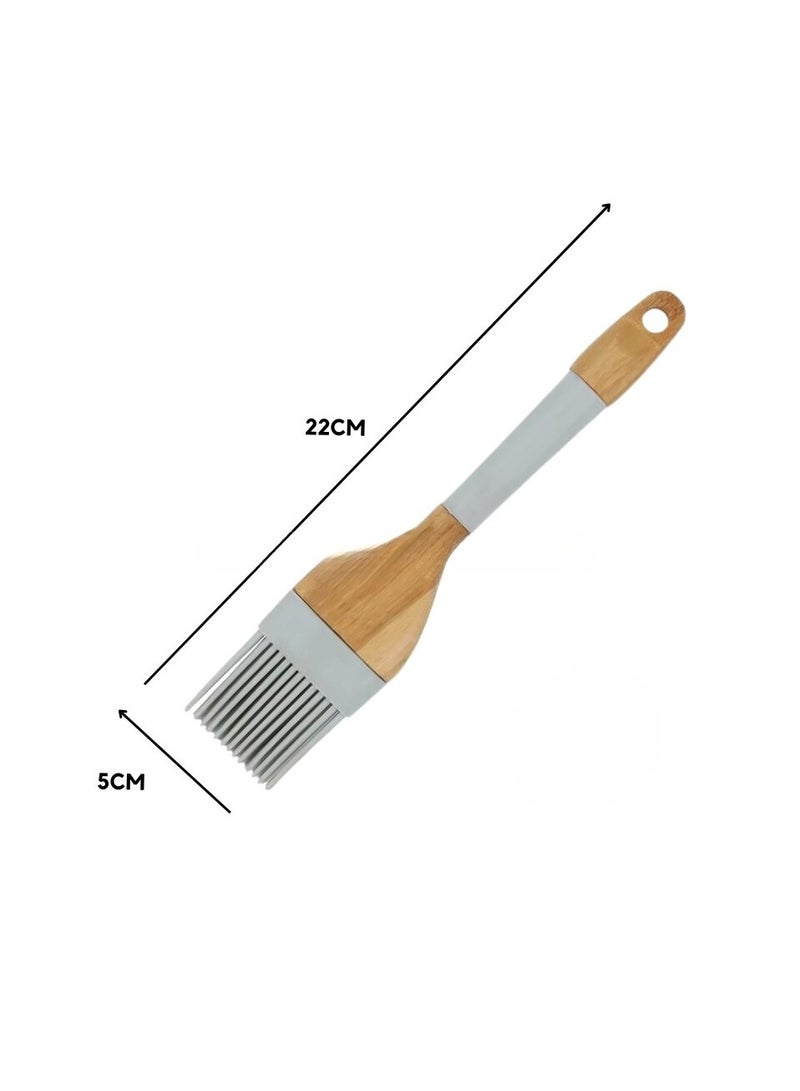 Liying 2Pcs Basting Brushes Silicone Heat Resistant Pastry Brushes Spread Oil Butter Sauce Marinades for BBQ, Grill, Baking, Kitchen BPA Free  - Image 2