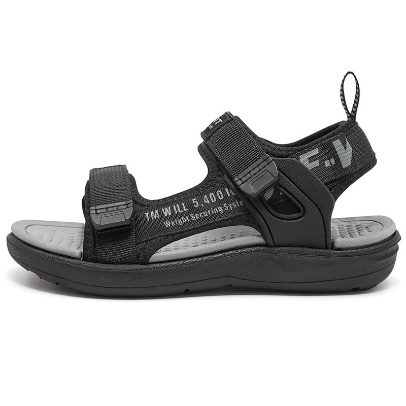 Southeast Asia Childrens Sandals Big Childrens Beach Shoes Light Soft Sole 28-41 Childrens Student Shoes Cross-border kid shoe 1901 black/gray 1901 black/gray