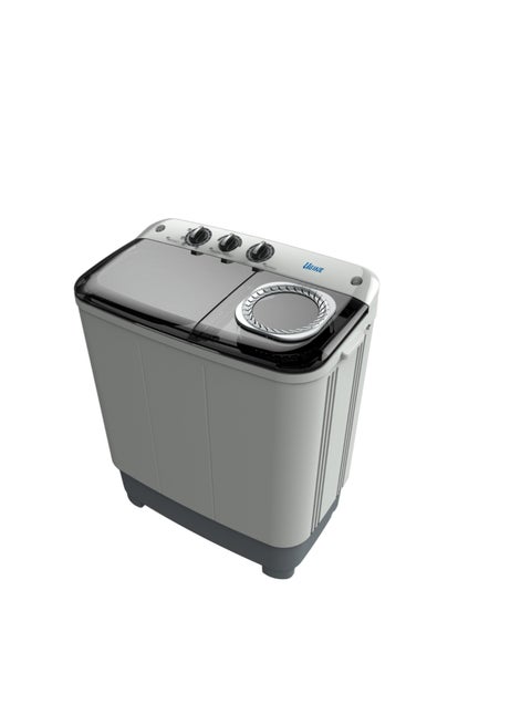 Ugine, Twin Tub Washing Machine, 8 Kg ,White - UGWTTM8