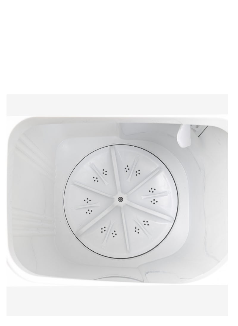 UGINE Ugine, Twin Tub Washing Machine, 8 Kg ,White - UGWTTM8  - Image 4