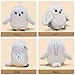 Niceup 12Pack White Snowy Owl Stuffed Animals 45in Wizard Party Favors Gift Birthday Decorations Small Bubo Scandiaca Plush Stuffy Keychains for Kids Backpack - Image 4