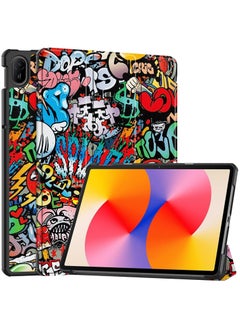 VKL Case Compatible with Huawei MatePad SE 11 inch 2024 Cute Pattern Hard PC Back Tablet Case With Auto Sleep Wake for MatePad SE 11'' Case (TY)  - Image 1