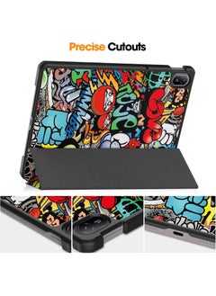 VKL Case Compatible with Huawei MatePad SE 11 inch 2024 Cute Pattern Hard PC Back Tablet Case With Auto Sleep Wake for MatePad SE 11'' Case (TY)  - Image 4