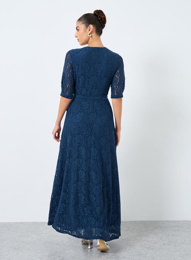 ستايلي فستان طويل بتفاصيل ربطة - Image 5