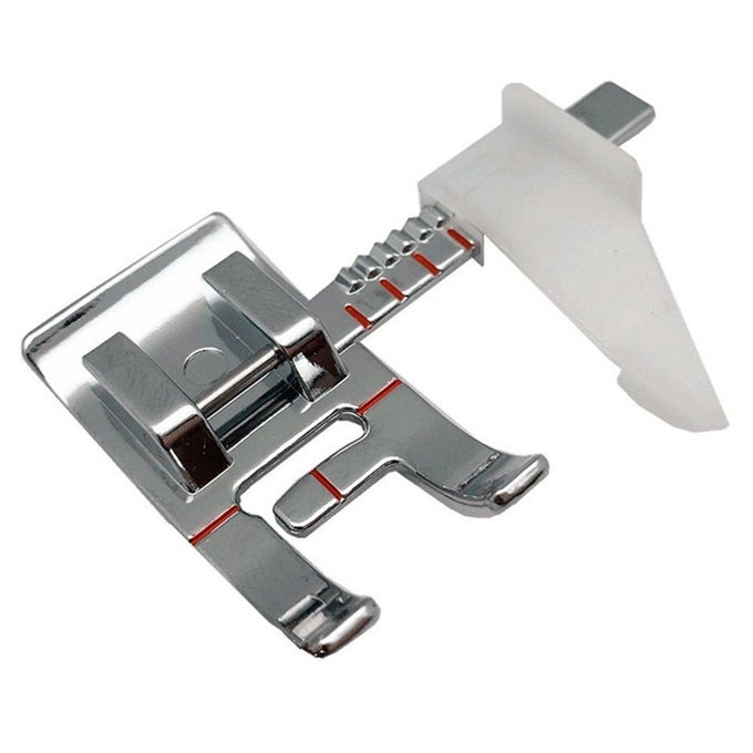ADJUSTABLE GUIDE SEWING MACHINE PRESSER FOOT FITS FOR LOW SHANK DOMESTIC SEWING MACHINE SNAPPING ON BROTHER BABYLOCK SINGER JANOME JUKI NEW HOME