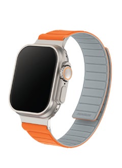 Remson Remson Magnetic Switch- Band Double Side Reversible Silicone Strap for iWatch Series 42-49mm 