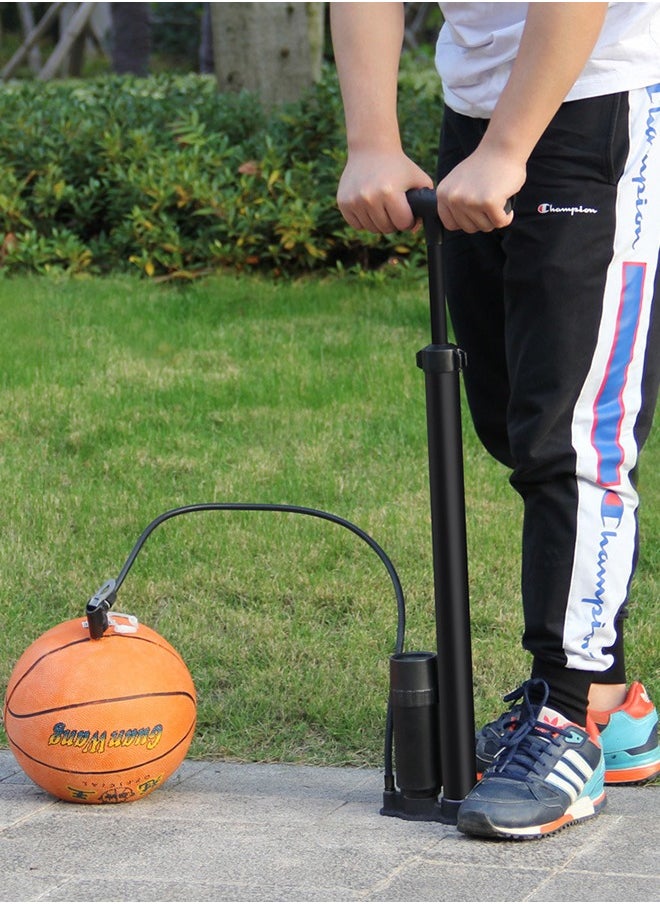 GROIC Bike Pump with Gauge - Portable Bicycle Tire Pump - 160 PSI Bike Air Pump，Multi-function Air Pump for Basketball/Football/Motorcycles/Car  - Image 5