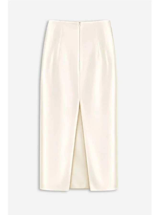 Nocturne  Pleat Detail Pencil Skirt for Women | Best Price UAE