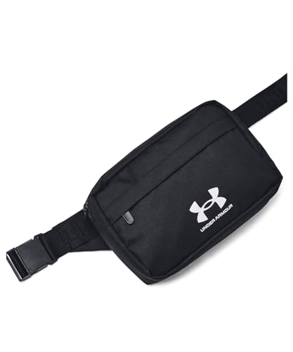 UNDER ARMOUR حقيبة خصر كروس بودي من أندر أرمور للبالغين غير محددة الجنس - لاودون لايت، (001) أسود / أبيض، مقاس واحد يناسب معظم الأحجام - Image 1