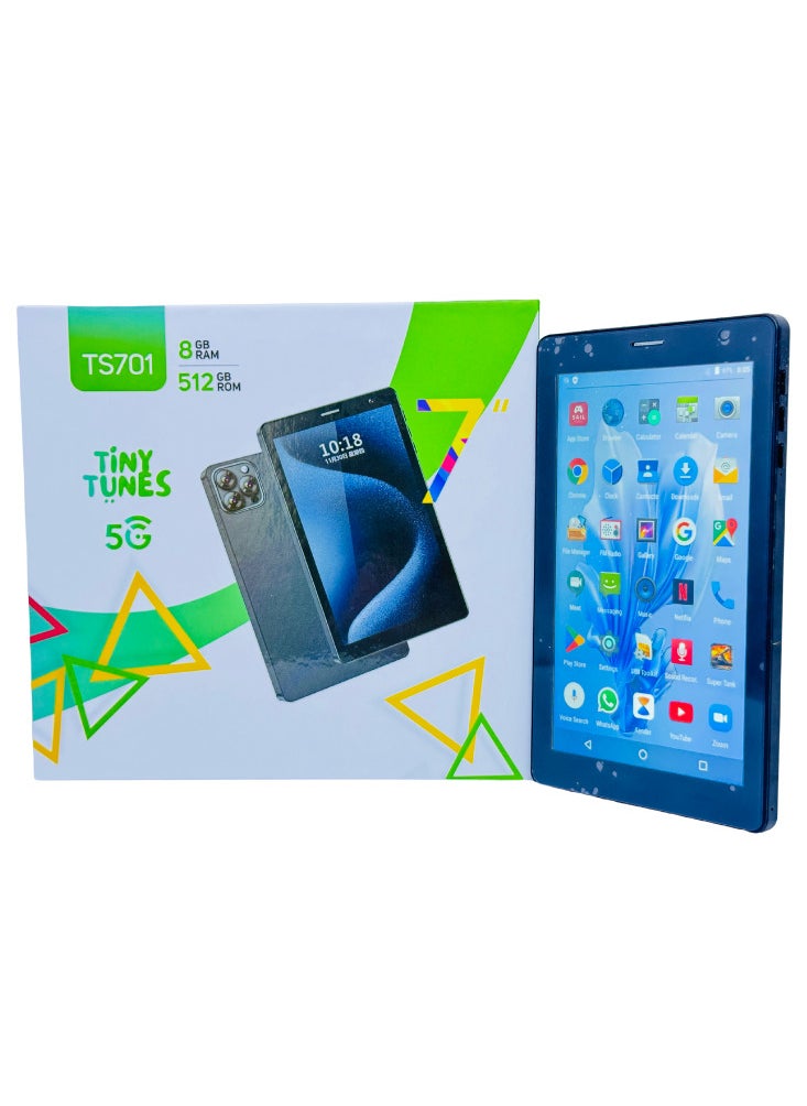 Tiny Tunes TS 701 Smart Tablets 8GB RAM 512GB ROM 5G WIFI  - Image 4