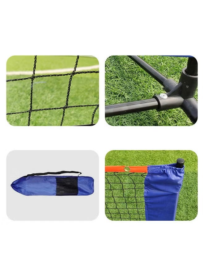 XiuWoo - Tennis Badminton Net Set with Stand Frame Carry Bag Portable Height Adjustable Outdoor Badminton Net Set - Image 1