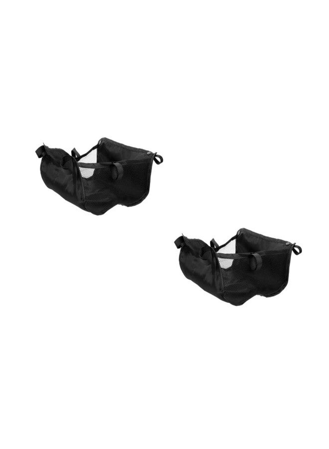 TOYANDONA Stroller Storage Bag Versatile Organizer for Diapers Towels Shopping Items Bottom Basket Replacement for Pushchairs Ample Space for Essentials - Image 1