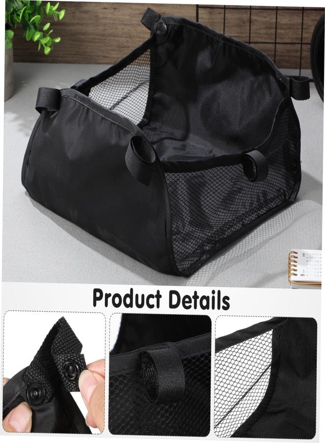 TOYANDONA Stroller Storage Bag Versatile Organizer for Diapers Towels Shopping Items Bottom Basket Replacement for Pushchairs Ample Space for Essentials - Image 3