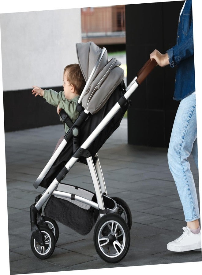 TOYANDONA Stroller Storage Bag Versatile Organizer for Diapers Towels Shopping Items Bottom Basket Replacement for Pushchairs Ample Space for Essentials - Image 5