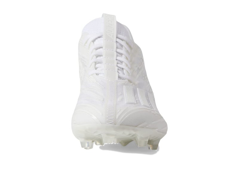 adidas Men's Adizero Football Shoe, White/White/White, 12 - Image 4