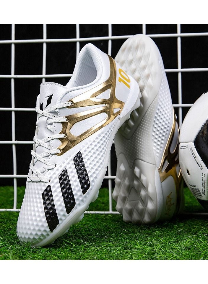 KUYING - Adult and children's gradient electroplating training low top football boots - Image 1