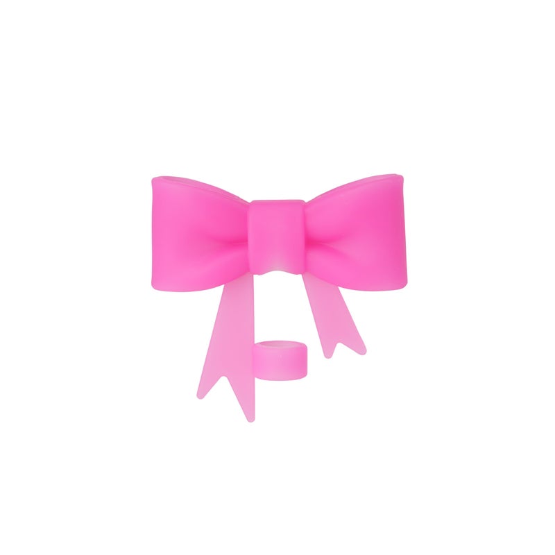 GANPUB Rose Bow Cover for Stanley 40&30 Oz Cup  10mm Silicone Straw Covers Cap  Accessories  Stopper for Reusable Straws Tip Lids  Cute Topper for Tumblers  - Image 1