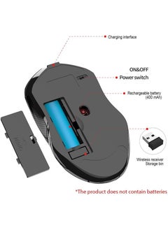 Valkyrie 6-Button Rechargeable Silent 2400DPI Wireless Mouse  - Image 4