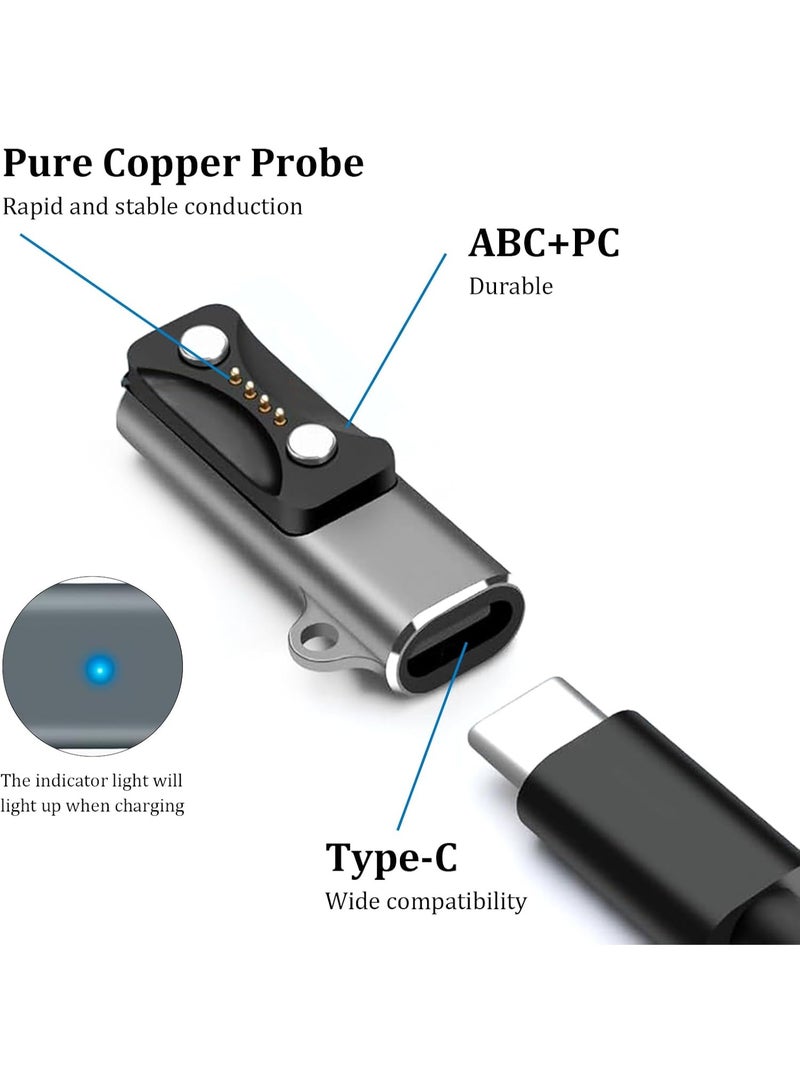 2 حزمة USB-C محول الشحن متوافق مع Polar Vantage M3 USB C إلى Polar Smartwatch شاحن متوافق مع Polar Vantage V3 Vantage M3 Ignite 3 Polar Grit X2 Pro Smartwatch - Image 5