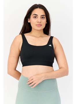 Adidas Women Sportswear Fit Training Sports Bra, Black  - Image 1